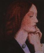 Dante Gabriel Rossetti Portrait of Elizabeth Siddal oil on canvas